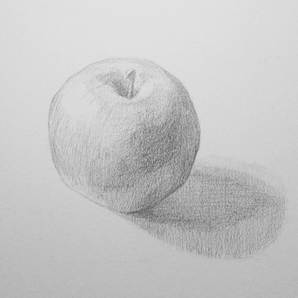 シンプルなりんごのデッサン その描き方 Dessin Laboratory